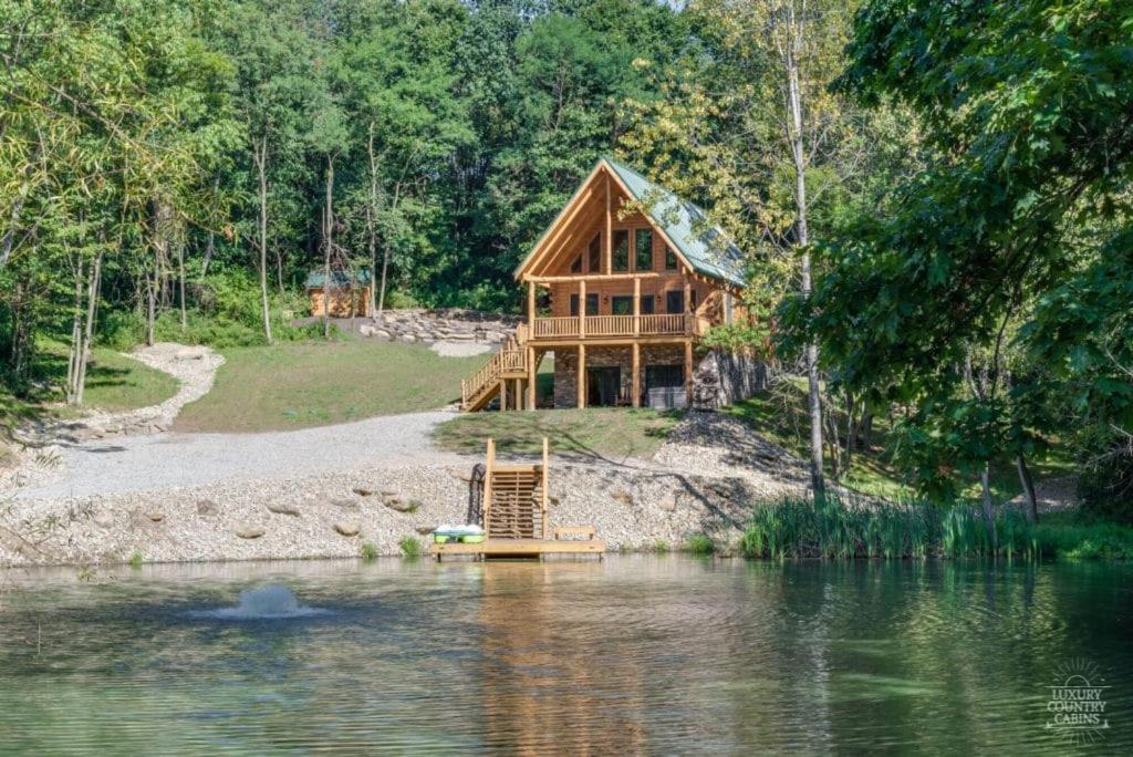 Coschocton Hills - 2 Luxury Log Cabins - Lake Coshocton Εξωτερικό φωτογραφία