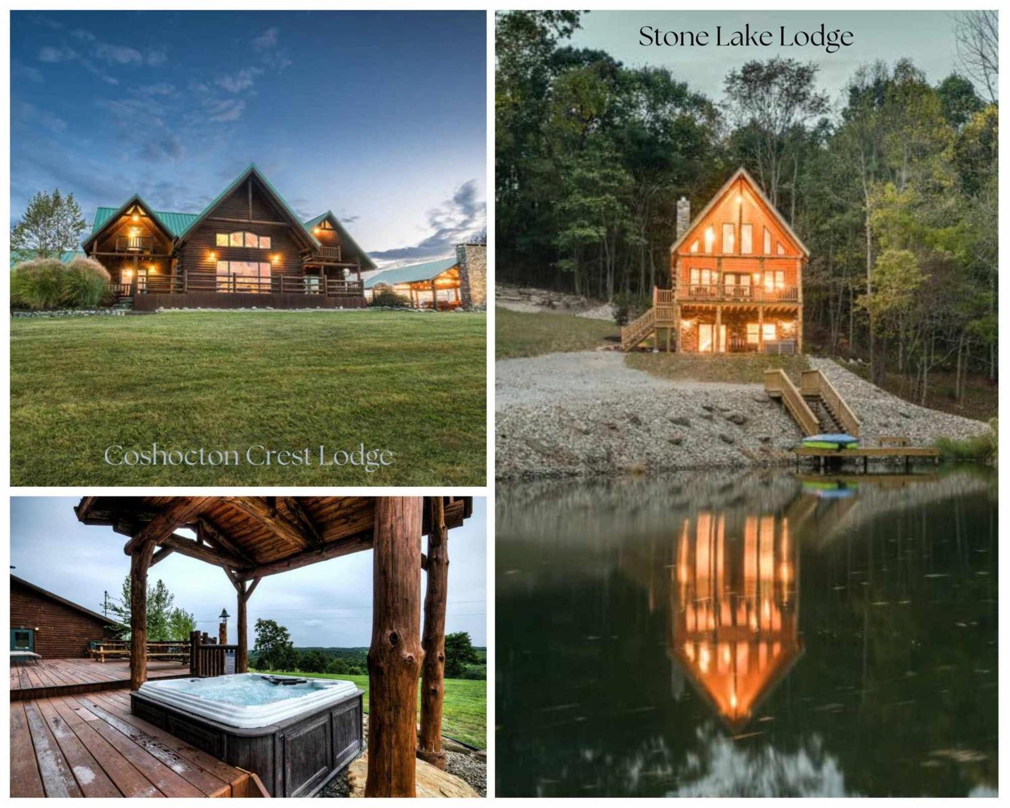 Coschocton Hills - 2 Luxury Log Cabins - Lake Coshocton Εξωτερικό φωτογραφία